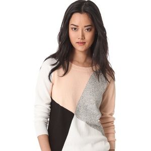 Made well colorblock pullover sweater size medium